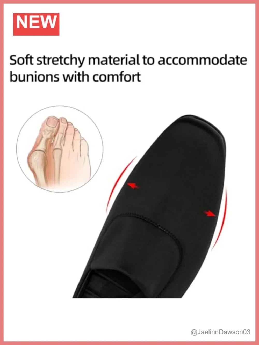 Orthopedic Low Block Heel Square Toe Stretch Comfortable Dress Pumps